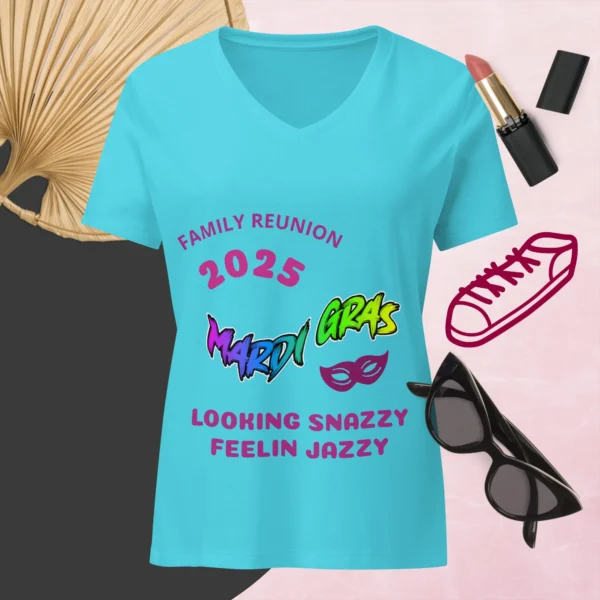 Women’s relaxed v-neck t-shirt - Image 8