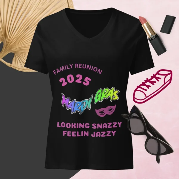Women’s relaxed v-neck t-shirt - Image 7