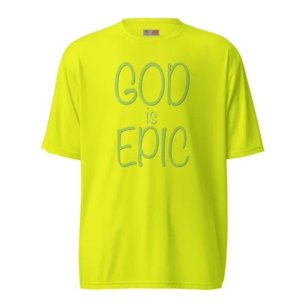 God Is Epic Unsex T-Shirt (Polyester) - Image 7