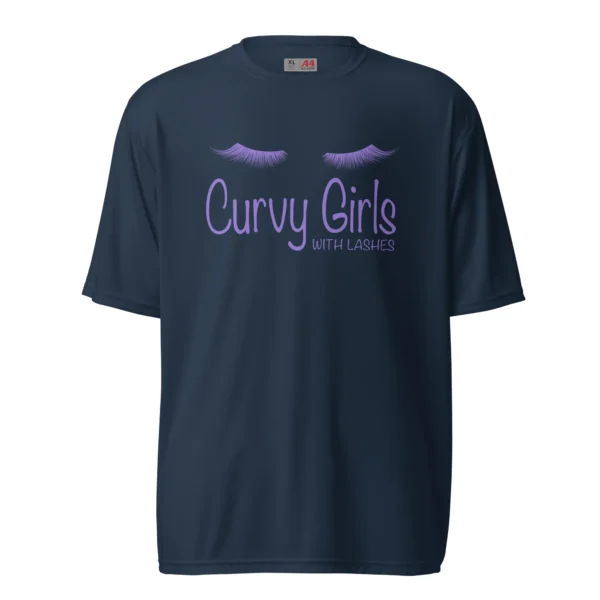 Curvy Girls w/ Lashes T-Shirt (Polyester) - Image 8