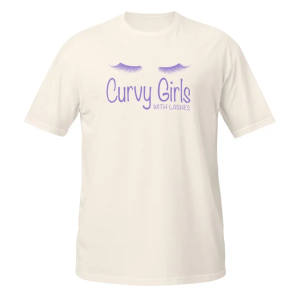 Curvy Girls w/ Lashes T-Shirt (Cotton) - Image 8