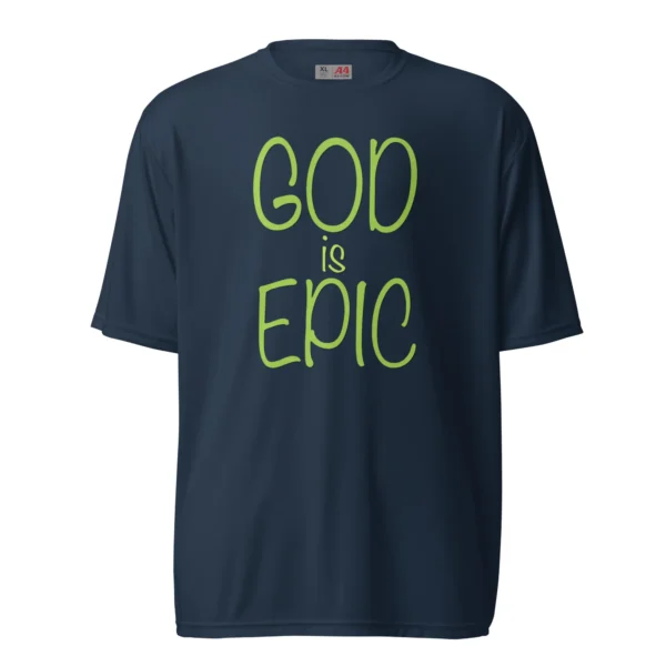 God Is Epic Unsex T-Shirt (Polyester) - Image 9