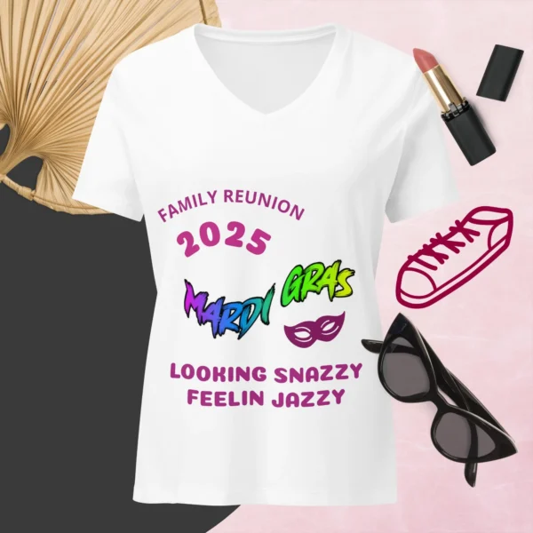 Women’s relaxed v-neck t-shirt - Image 6