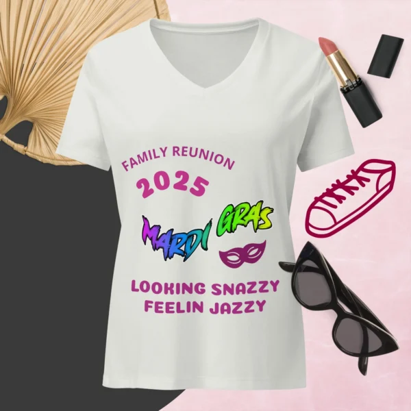 Women’s relaxed v-neck t-shirt - Image 5
