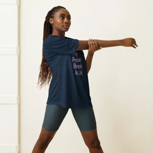 Unisex performance crew neck t-shirt - Image 4