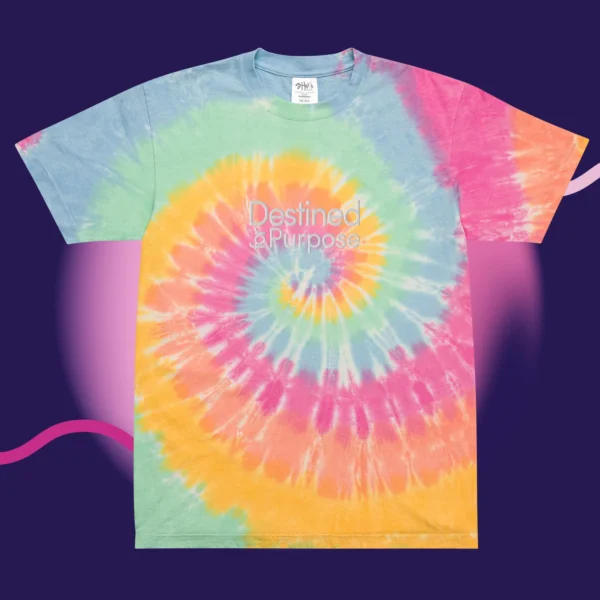 Oversized tie-dye t-shirt - Image 2