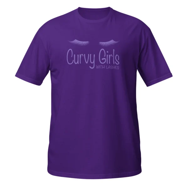 Curvy Girls w/ Lashes T-Shirt (Cotton) - Image 6