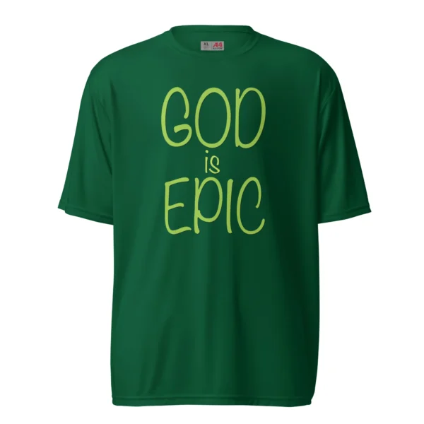 God Is Epic Unsex T-Shirt (Polyester) - Image 10