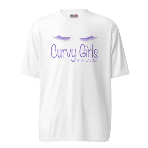 Curvy Girls w/ Lashes T-Shirt (Polyester) - Image 5