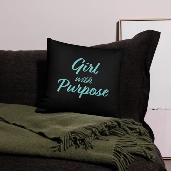 Girl with Purpose Pillow - Image 4