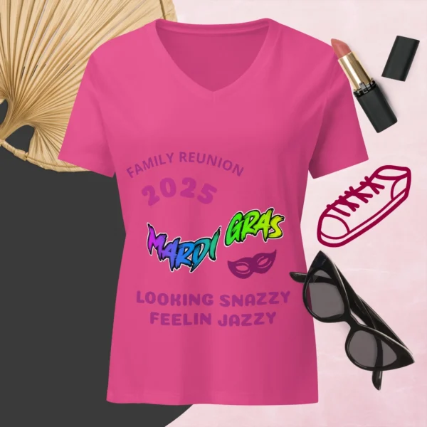 Women’s relaxed v-neck t-shirt - Image 4