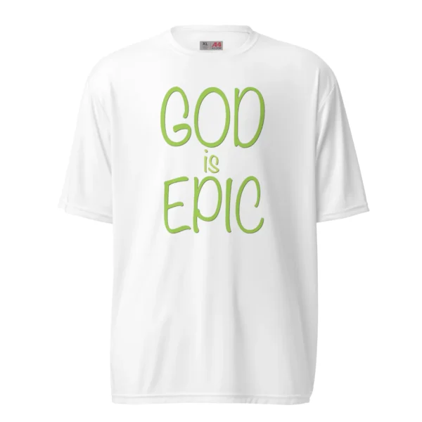 God Is Epic Unsex T-Shirt (Polyester) - Image 8