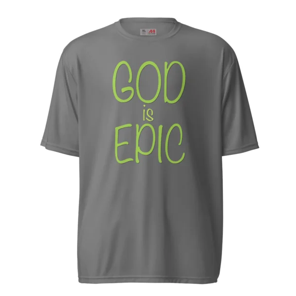 God Is Epic Unsex T-Shirt (Polyester) - Image 5