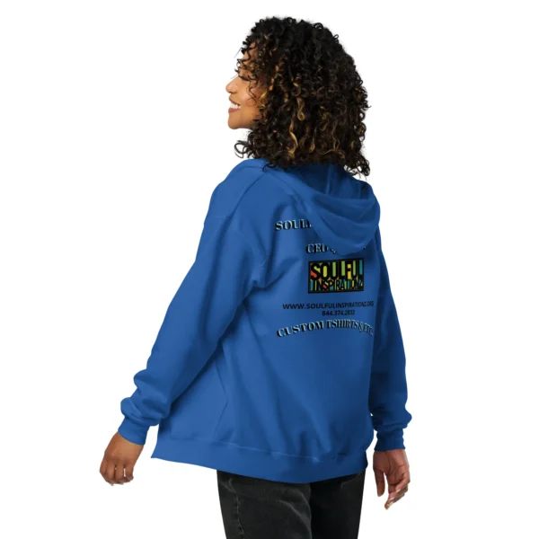 Unisex heavy blend zip hoodie - Image 2