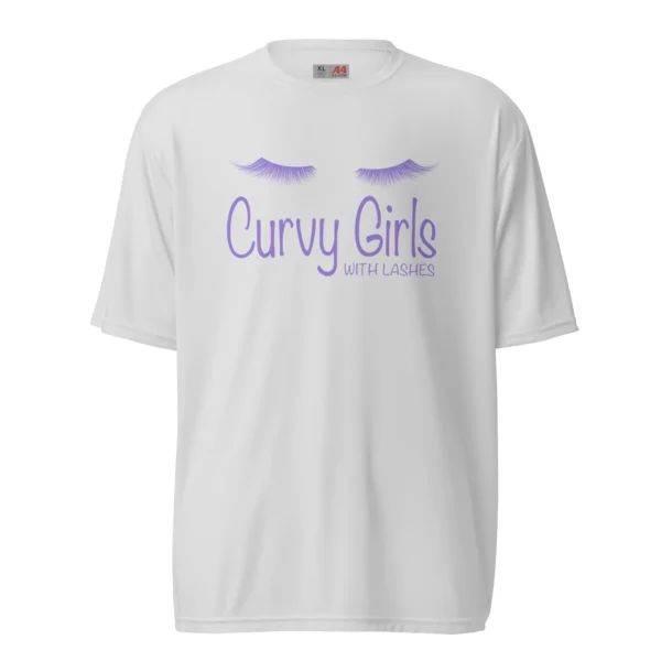 Curvy Girls w/ Lashes T-Shirt (Polyester) - Image 4