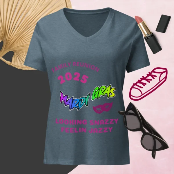 Women’s relaxed v-neck t-shirt - Image 3