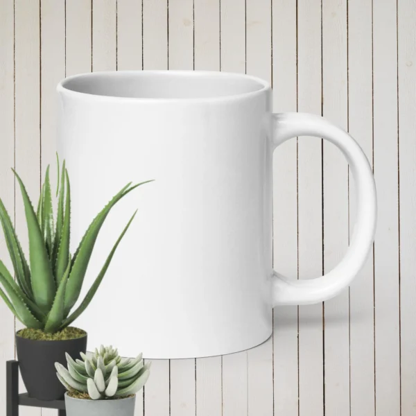 White glossy mug - Image 2