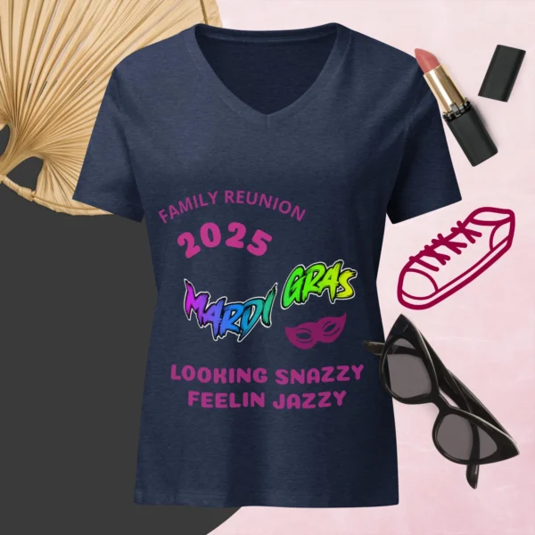 Women’s relaxed v-neck t-shirt - Image 2
