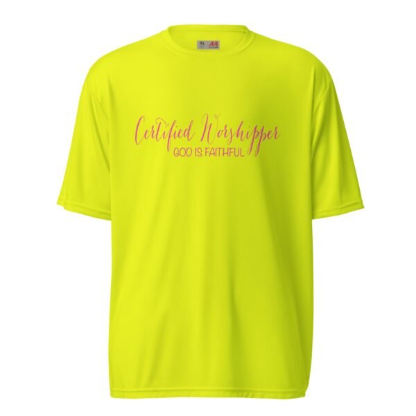 Certified Worshipper Unisex T-Shirt (Polyester) - Image 7