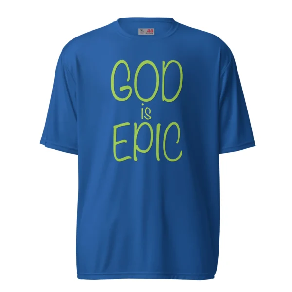 God Is Epic Unsex T-Shirt (Polyester) - Image 3