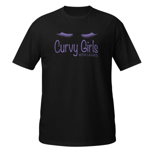 Curvy Girls w/ Lashes T-Shirt (Cotton)