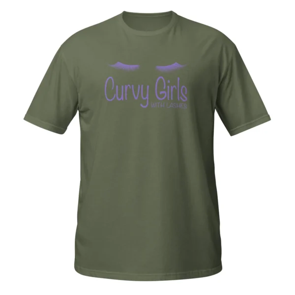 Curvy Girls w/ Lashes T-Shirt (Cotton) - Image 12