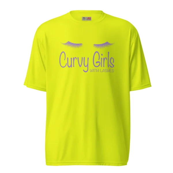 Curvy Girls w/ Lashes T-Shirt (Polyester) - Image 2