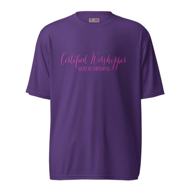 Certified Worshipper Unisex T-Shirt (Polyester) - Image 5