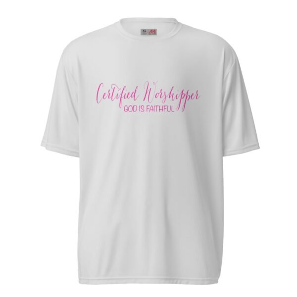 Certified Worshipper Unisex T-Shirt (Polyester) - Image 4