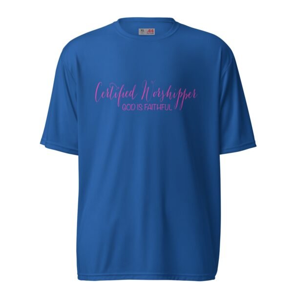 Certified Worshipper Unisex T-Shirt (Polyester) - Image 3