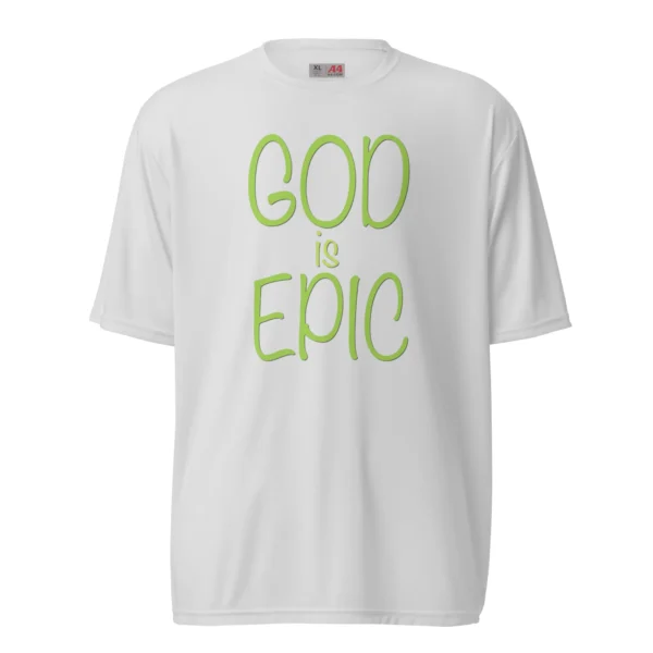 God Is Epic Unsex T-Shirt (Polyester) - Image 6