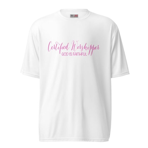 Certified Worshipper Unisex T-Shirt (Polyester) - Image 2