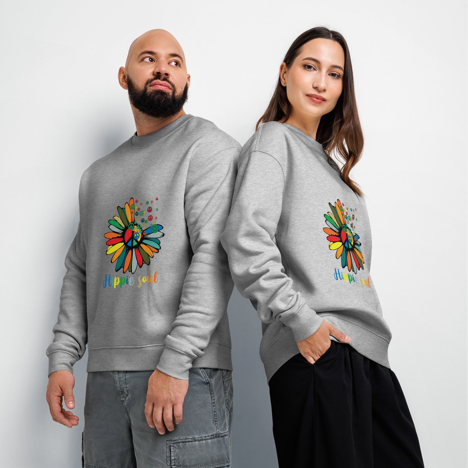 Unisex relax crew neck sweatshirt - Image 4