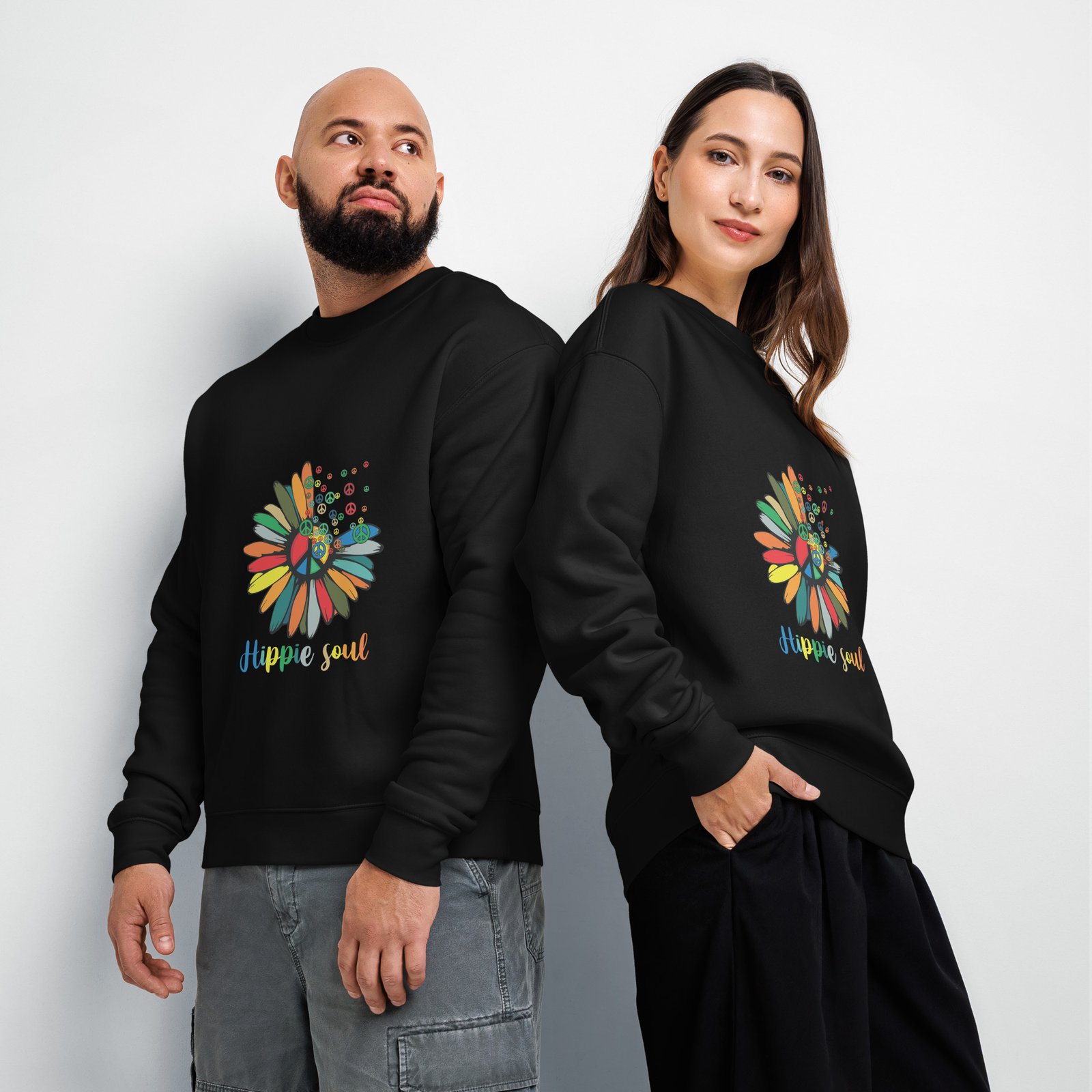 Unisex relax crew neck sweatshirt