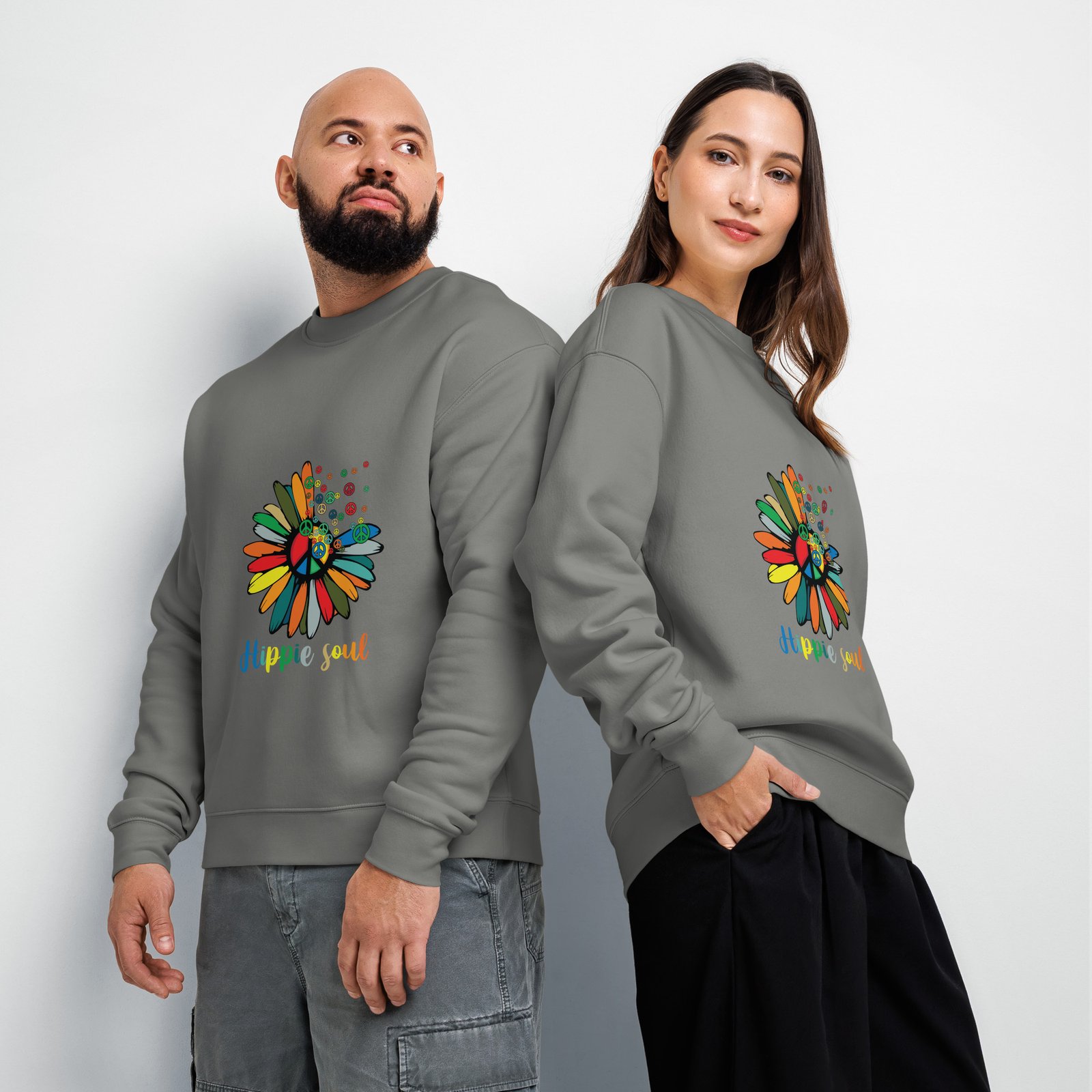 Unisex relax crew neck sweatshirt - Image 3